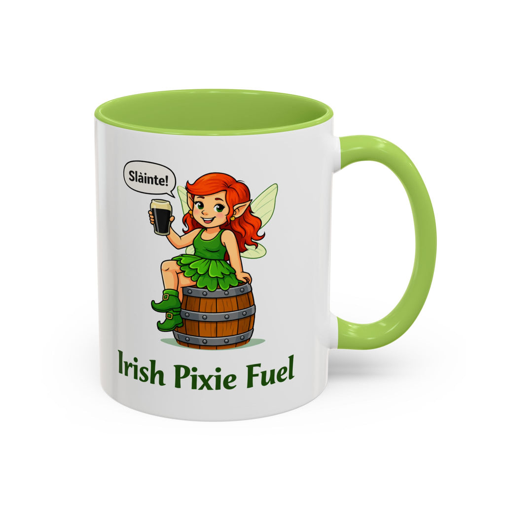 Copy of Copy of St. Patrick's Day Fairy Accent Coffee Mug – "I'm Lookin' Sham-rockin' Today" (11/15oz)