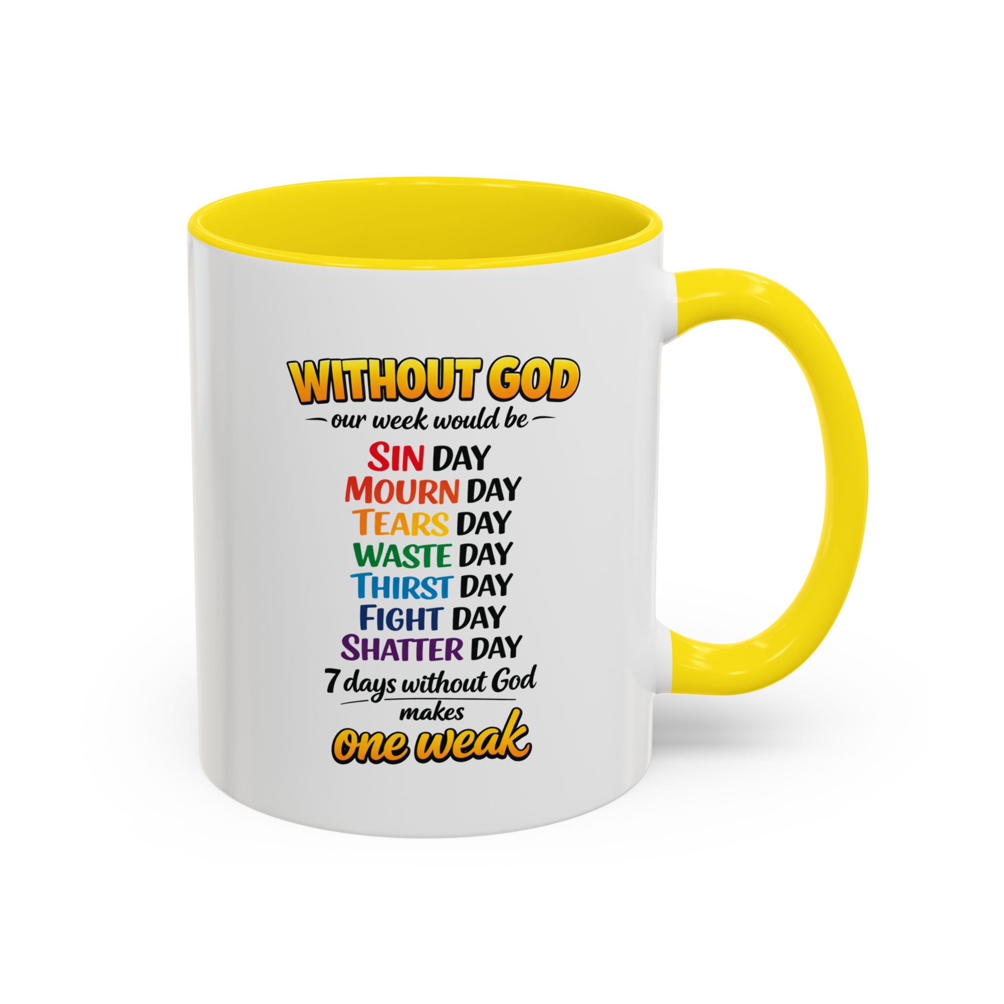 Copy of Christian Coffee Mug – "The Struggle is Real but so is Jesus" Accent Mug