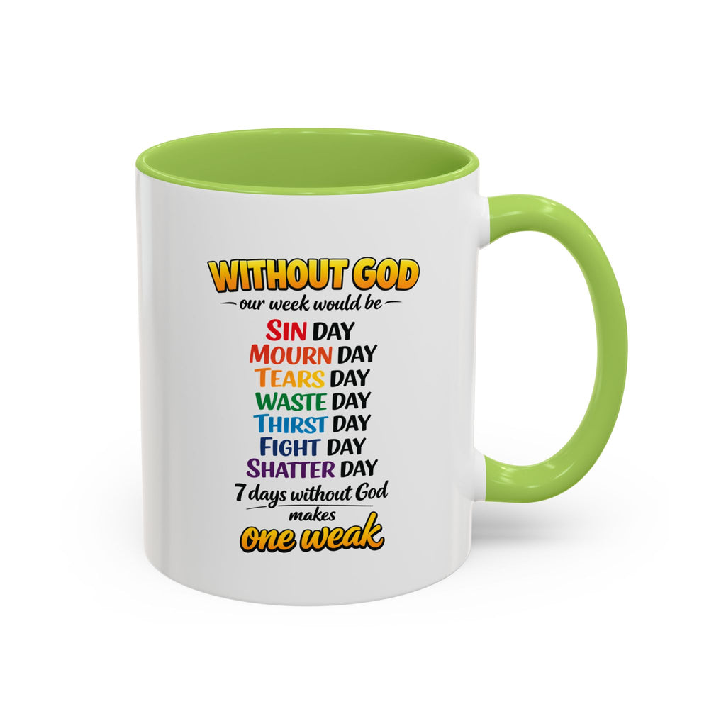 Copy of Christian Coffee Mug – "The Struggle is Real but so is Jesus" Accent Mug