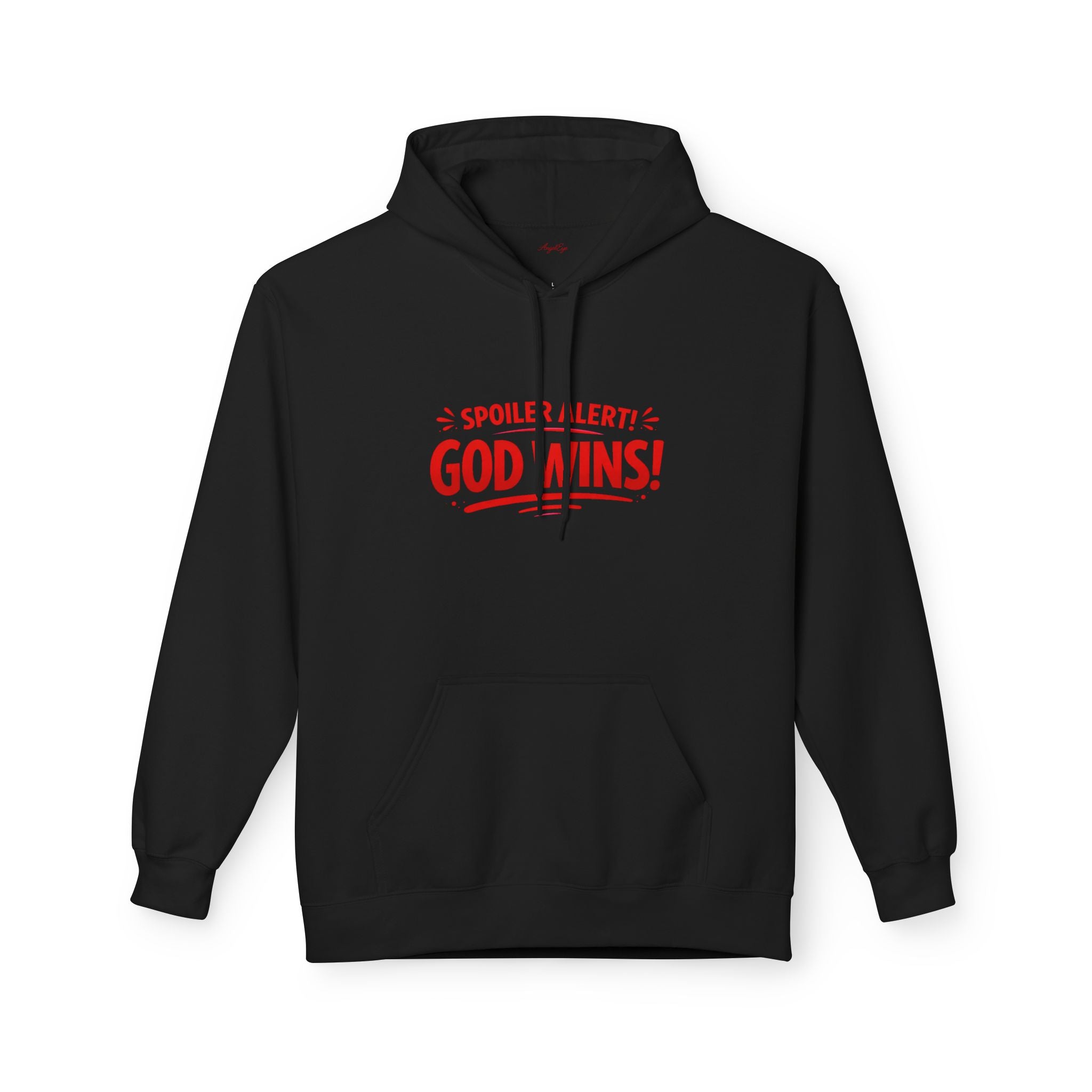 God Wins Hoodie – Christian Faith Graphic Pullover (Spoiler Alert!)