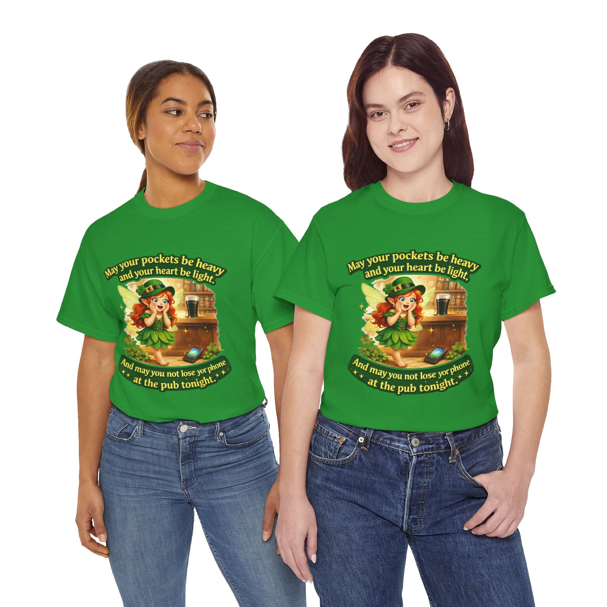 Copy of Copy of T‑Shirt — "Zero Luck Given" Irish Fairy St. Patrick’s Day Tee