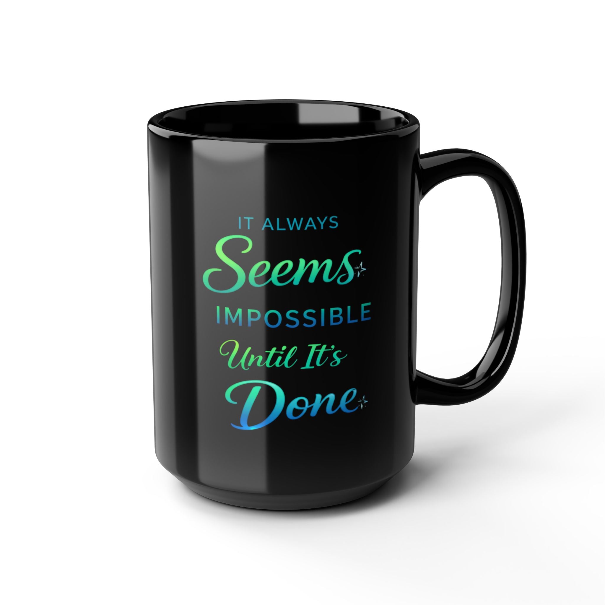 Copy of Copy of God Is Still Writing Your Story 15oz Black Mug — Inspirational Christian Coffee Cup