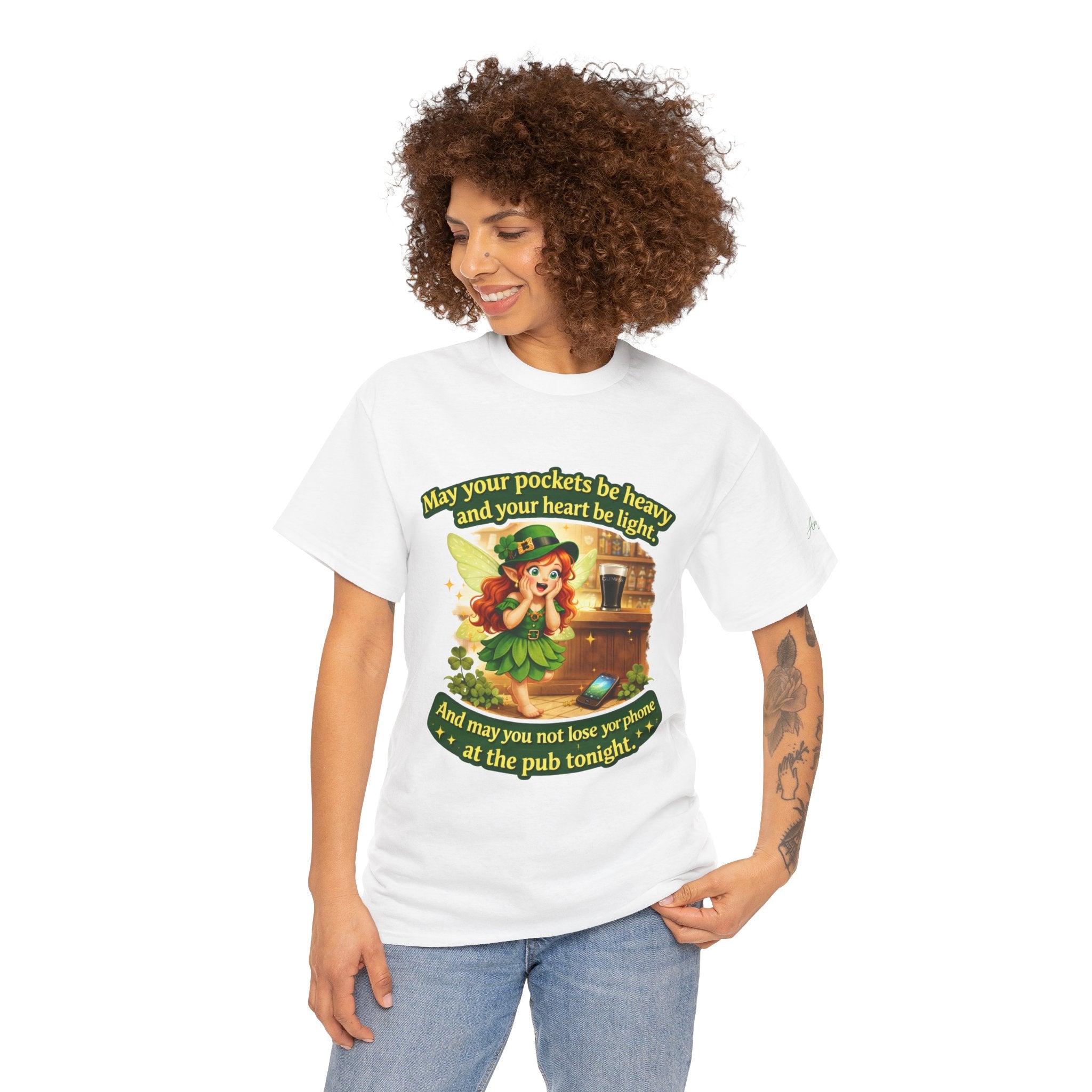 Copy of Copy of T‑Shirt — "Zero Luck Given" Irish Fairy St. Patrick’s Day Tee