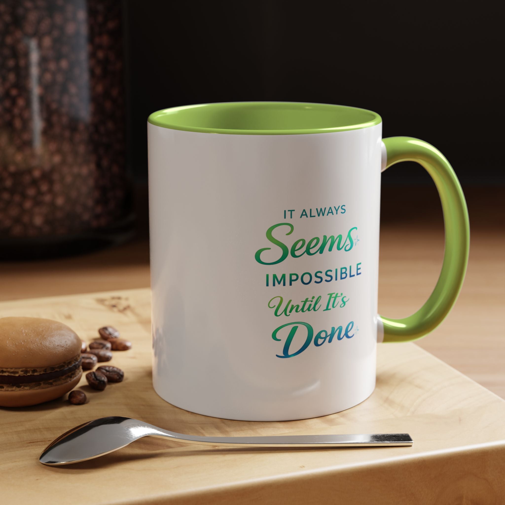 Copy of Copy of Copy of Christian Coffee Mug – "The Struggle is Real but so is Jesus" Accent Mug
