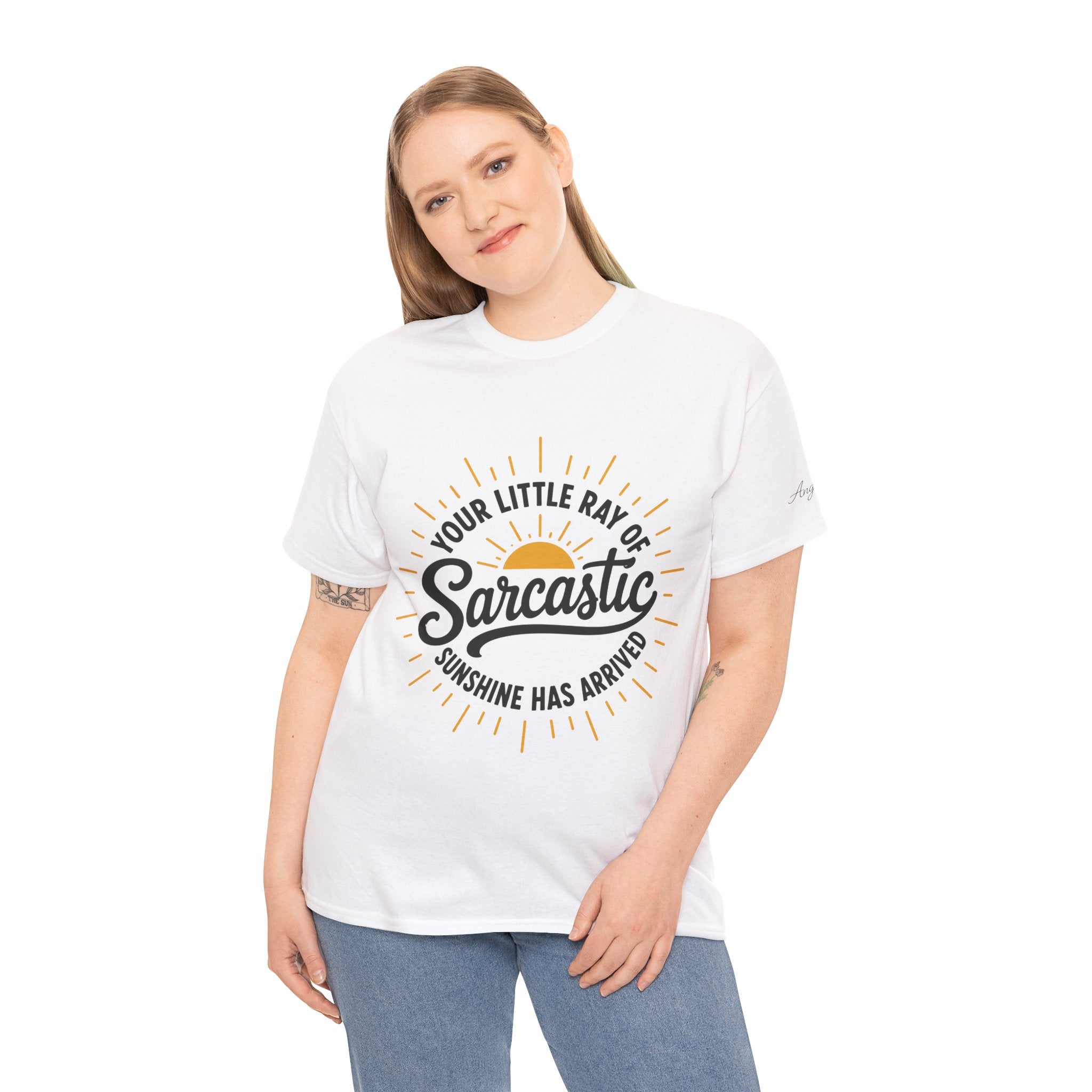 Sarcastic Sunshine T‑Shirt — "Your Little Ray of Sarcastic Sunshine Has Arrived" Graphic Tee