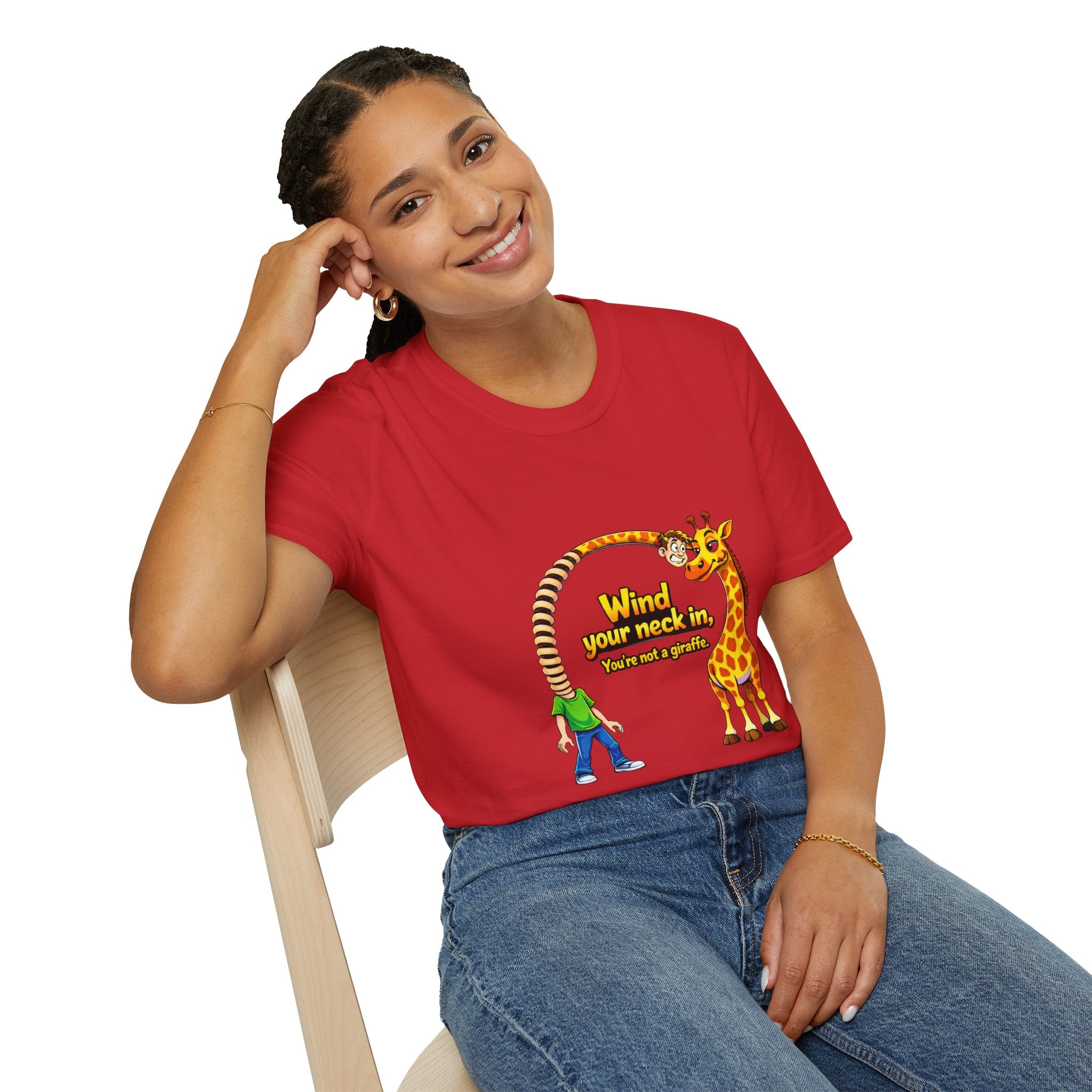 Giraffe 'Wind Your Neck In' Graphic T-Shirt
