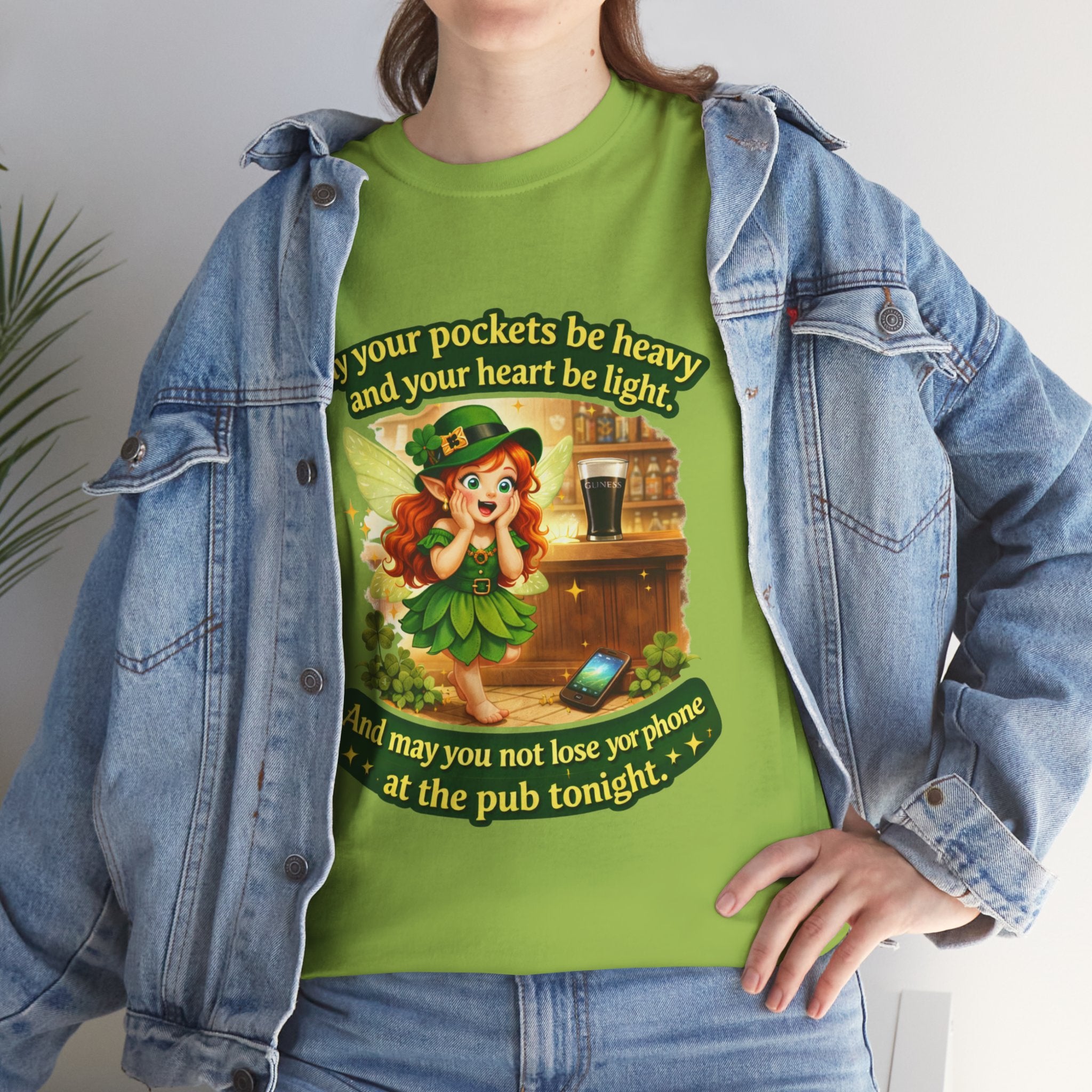 Copy of Copy of T‑Shirt — "Zero Luck Given" Irish Fairy St. Patrick’s Day Tee