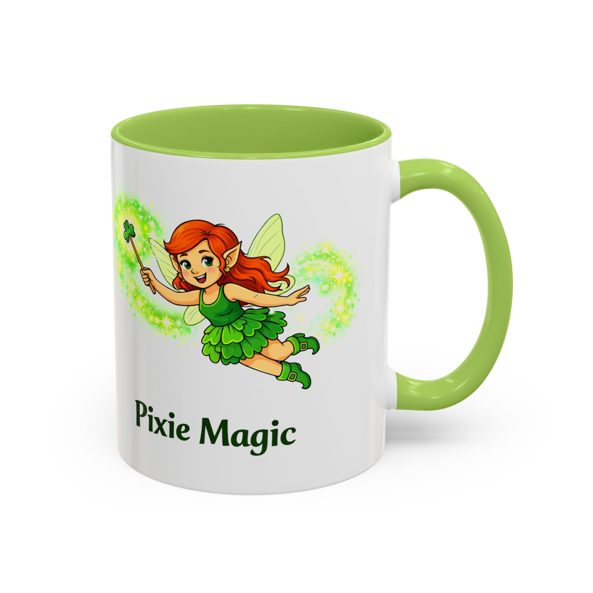Copy of Copy of St. Patrick's Day Fairy Accent Coffee Mug – "I'm Lookin' Sham-rockin' Today" (11/15oz)