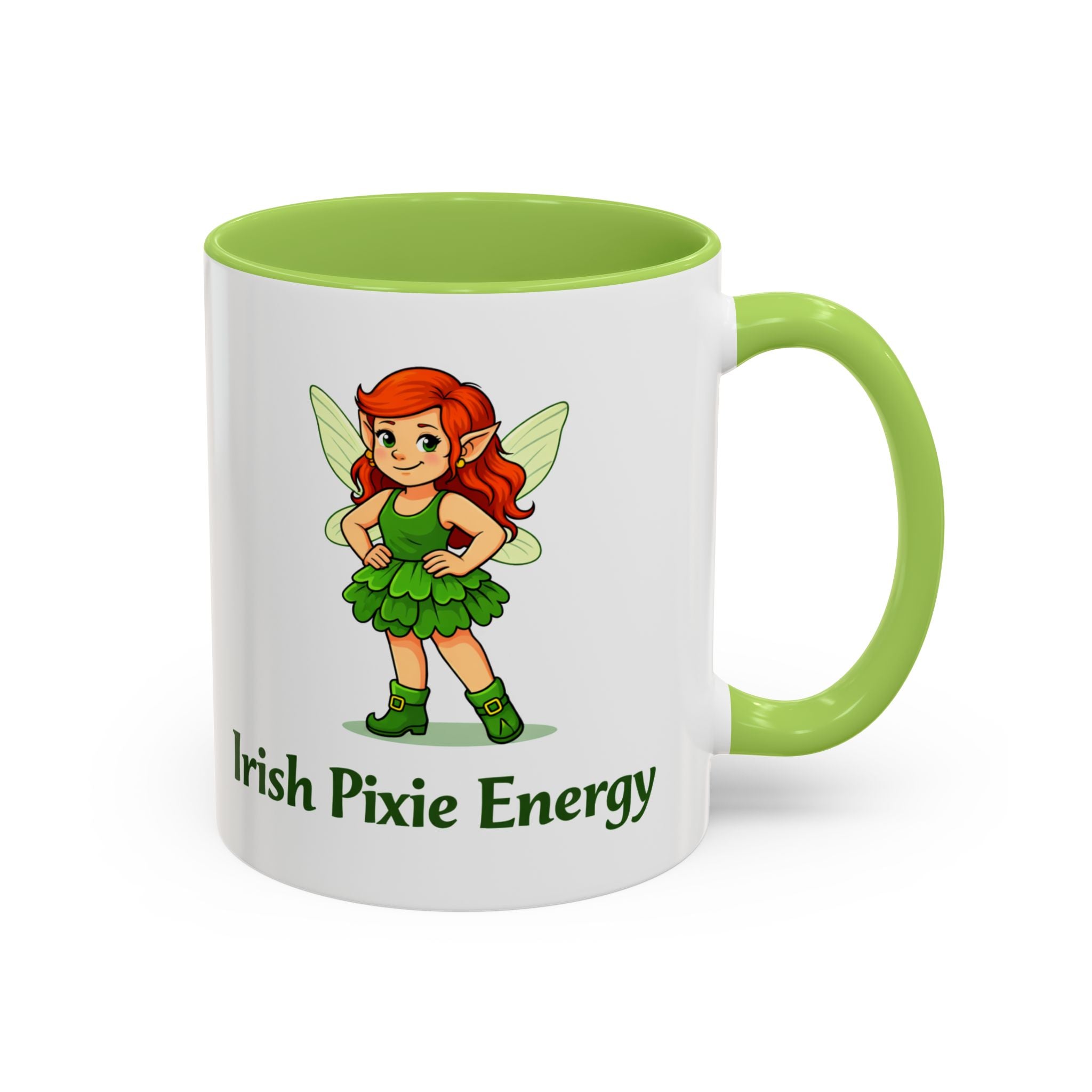 Copy of Copy of Copy of St. Patrick's Day Fairy Accent Coffee Mug – "I'm Lookin' Sham-rockin' Today" (11/15oz)