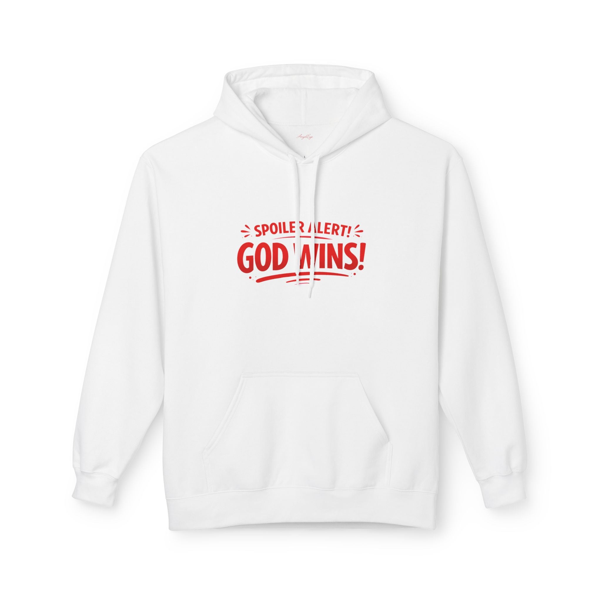 God Wins Hoodie – Christian Faith Graphic Pullover (Spoiler Alert!)