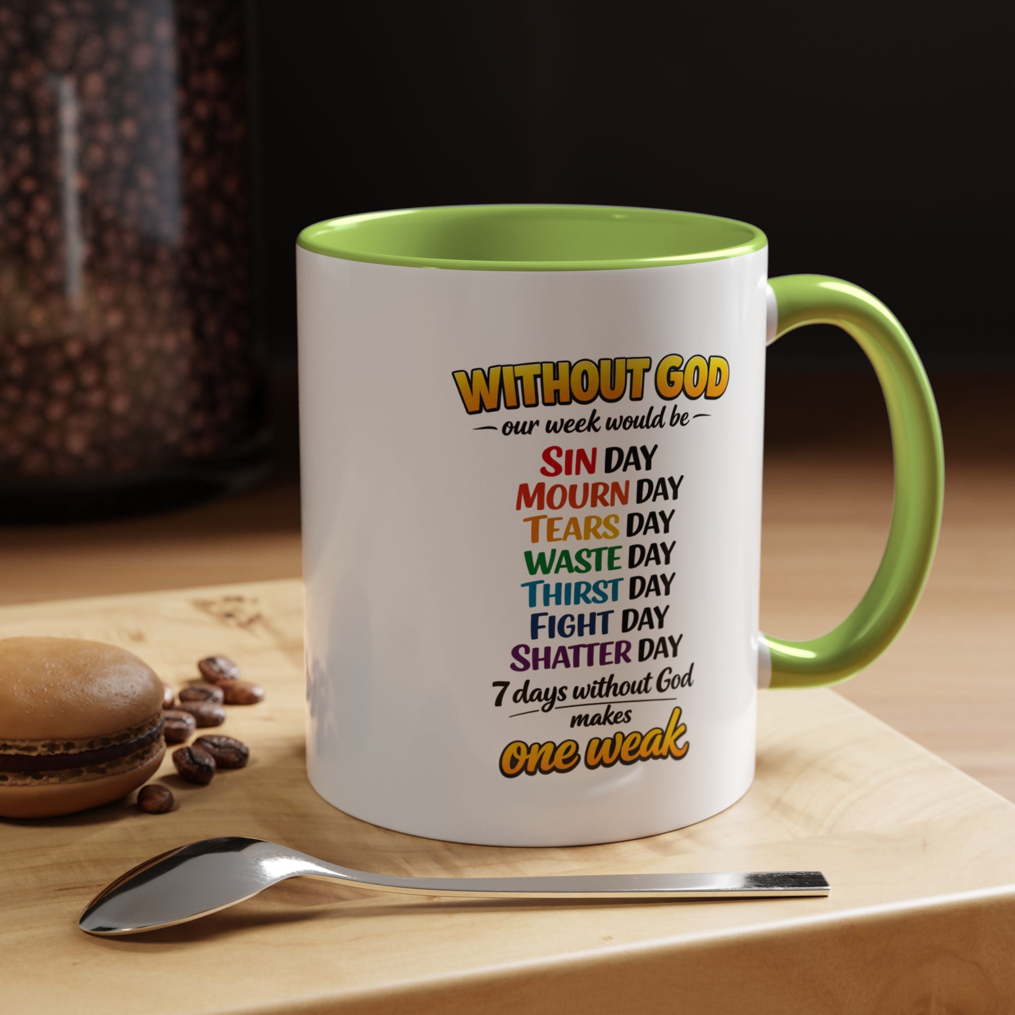 Copy of Christian Coffee Mug – "The Struggle is Real but so is Jesus" Accent Mug