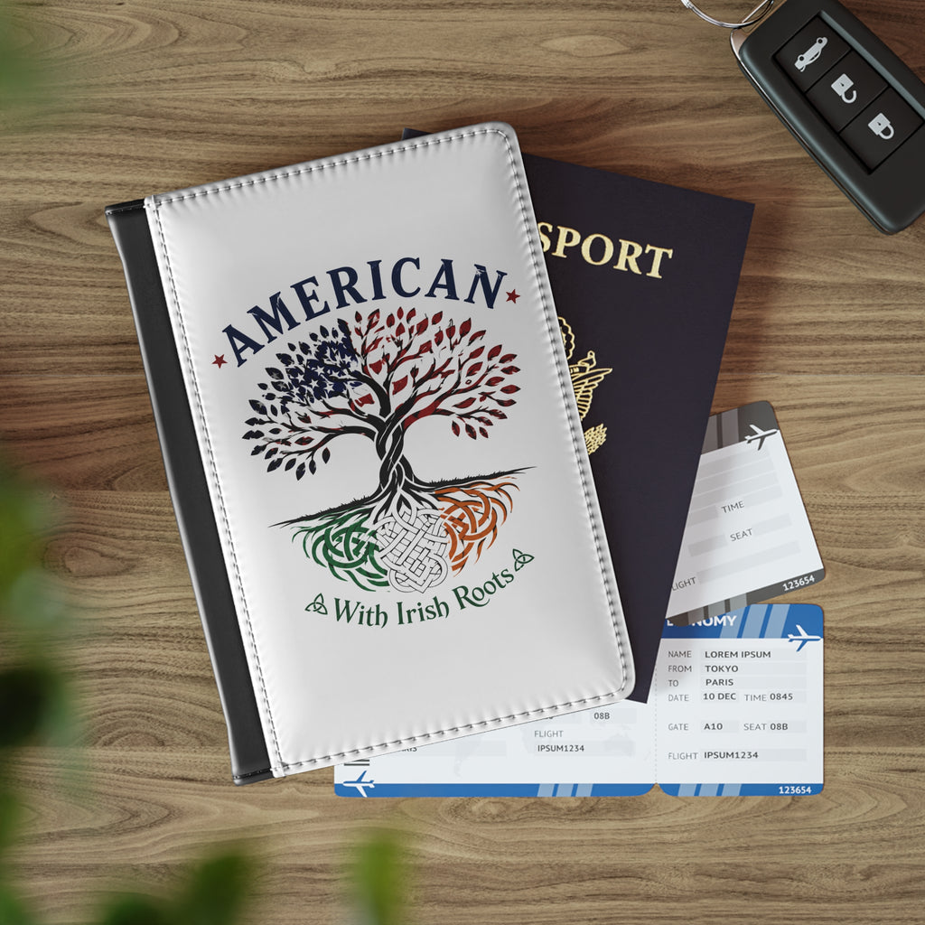 Passport Cover — "American With Irish Roots"