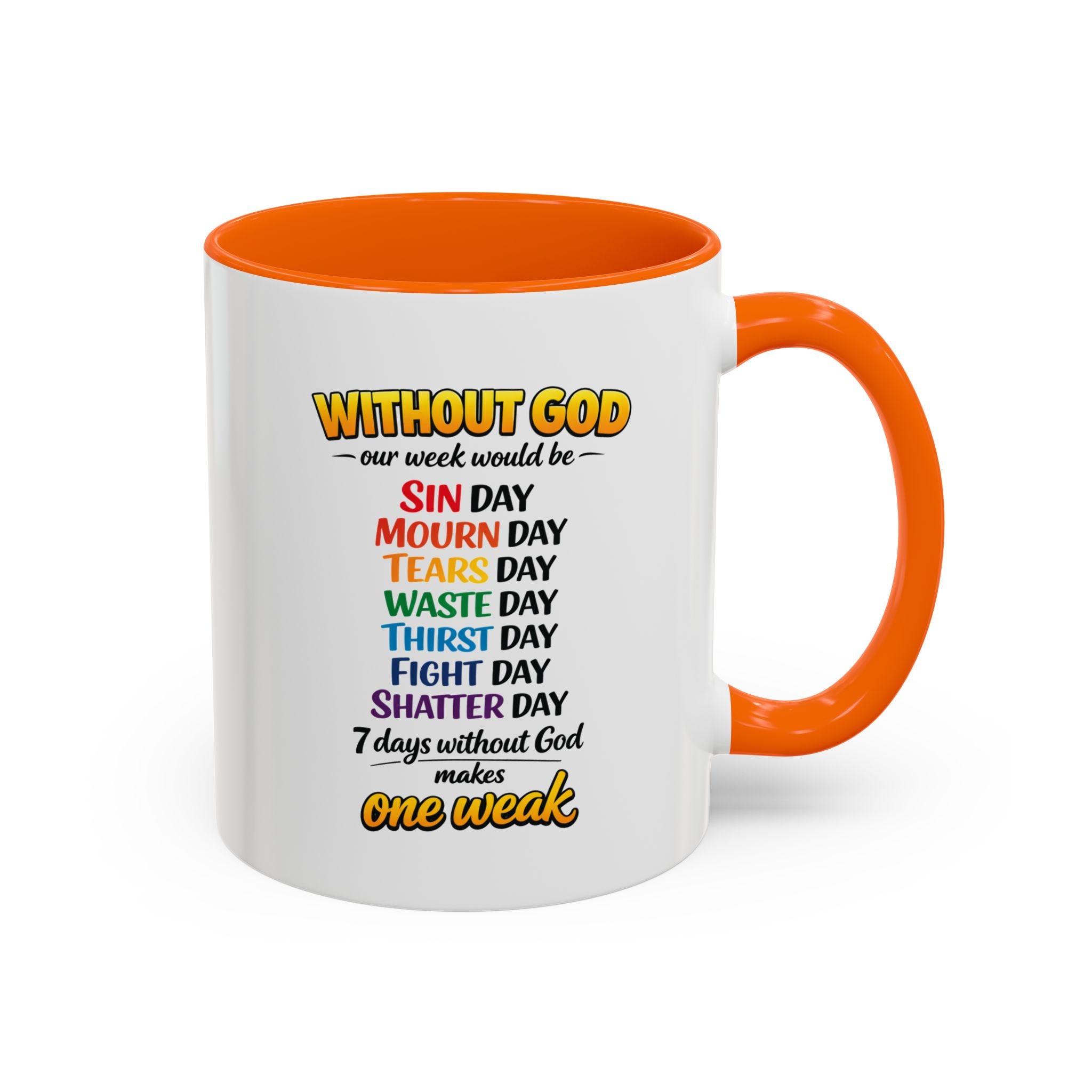Copy of Christian Coffee Mug – "The Struggle is Real but so is Jesus" Accent Mug