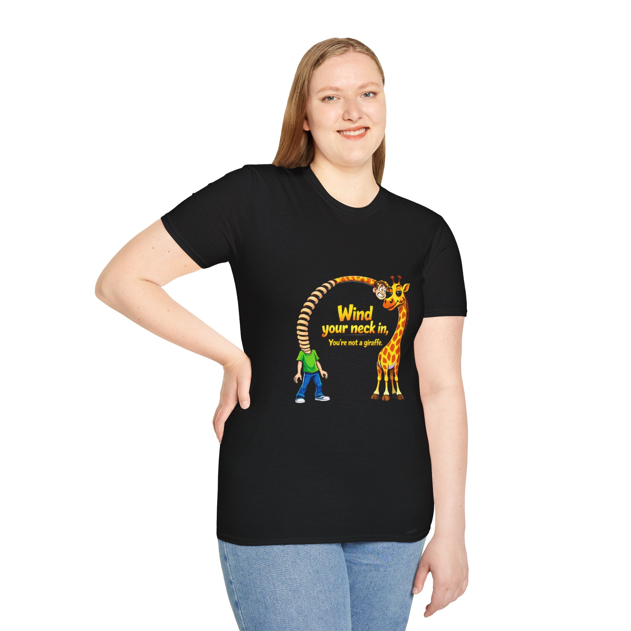 Giraffe 'Wind Your Neck In' Graphic T-Shirt