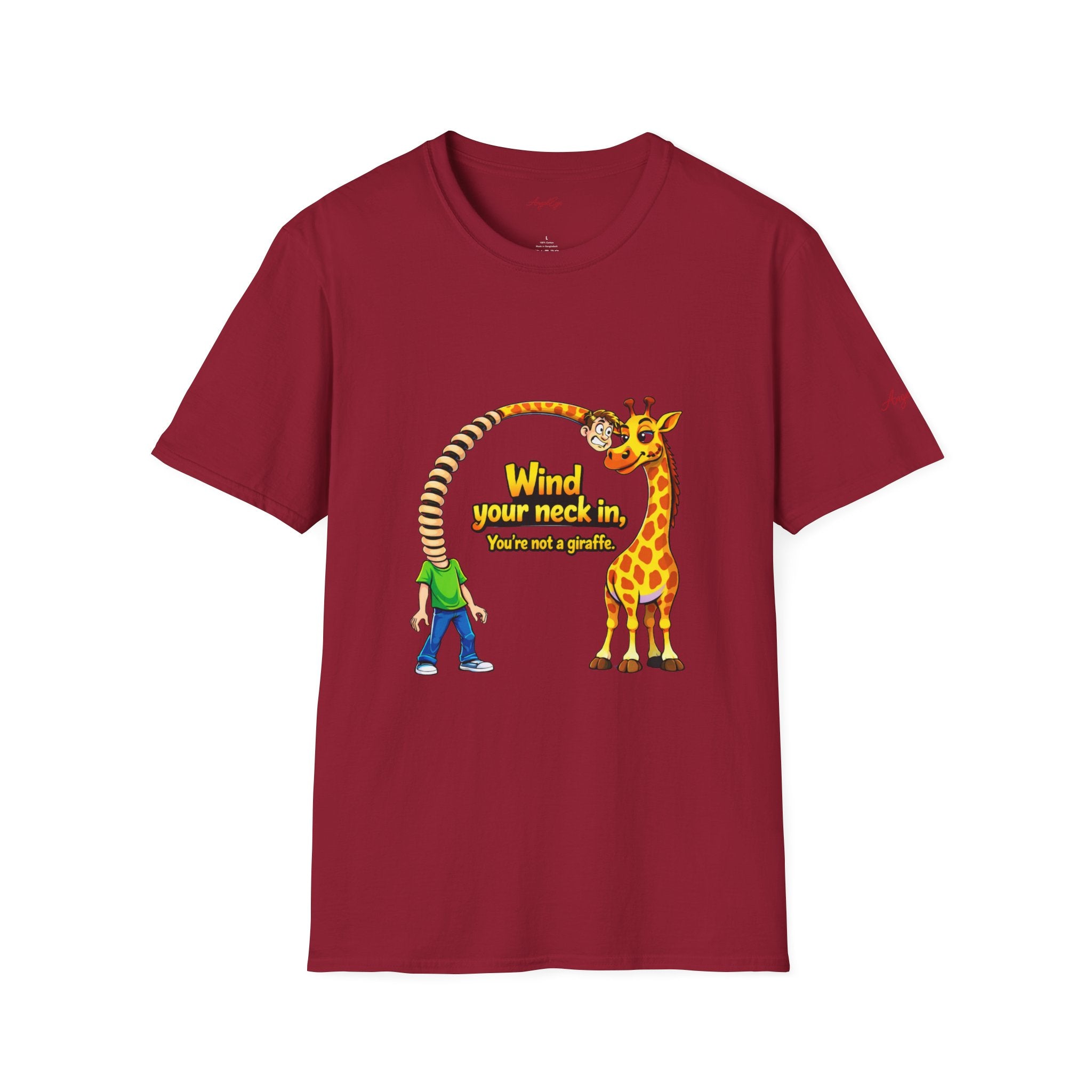 Giraffe 'Wind Your Neck In' Graphic T-Shirt