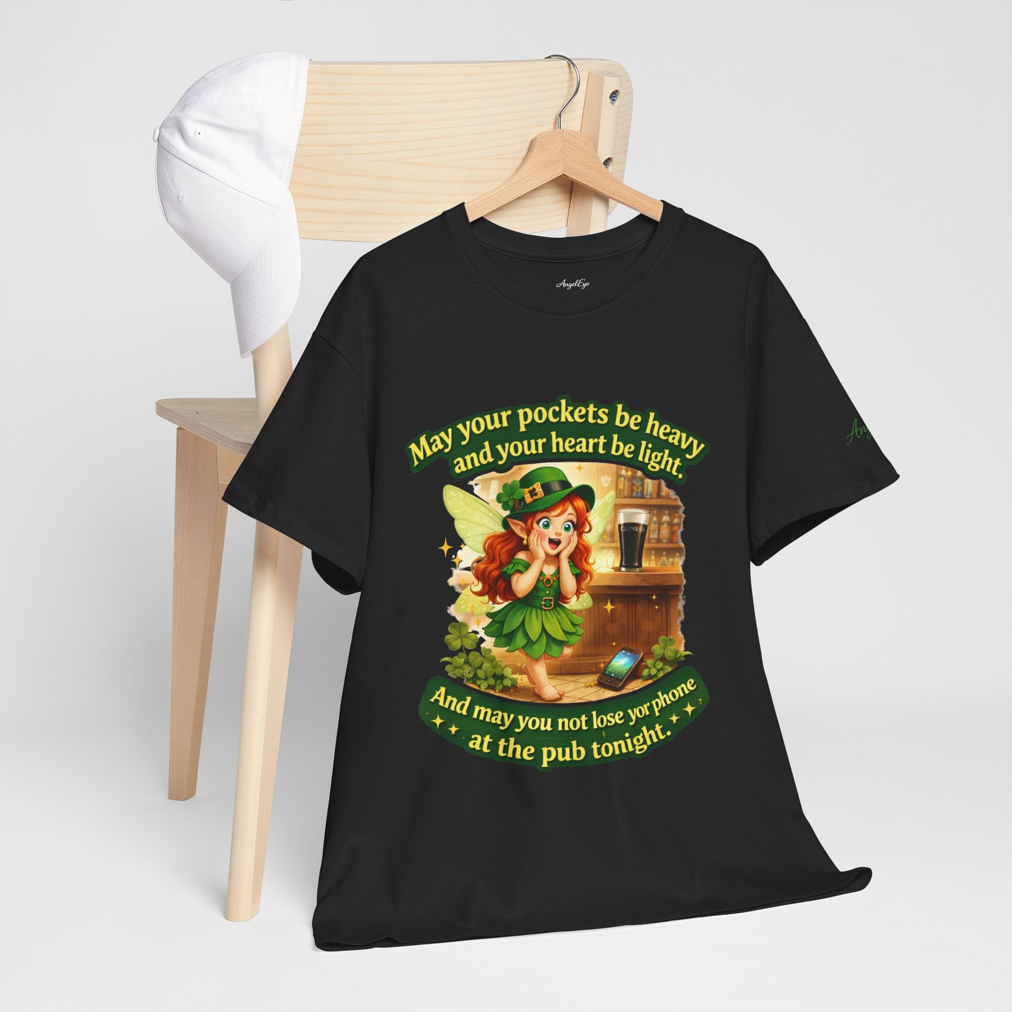 Copy of Copy of T‑Shirt — "Zero Luck Given" Irish Fairy St. Patrick’s Day Tee