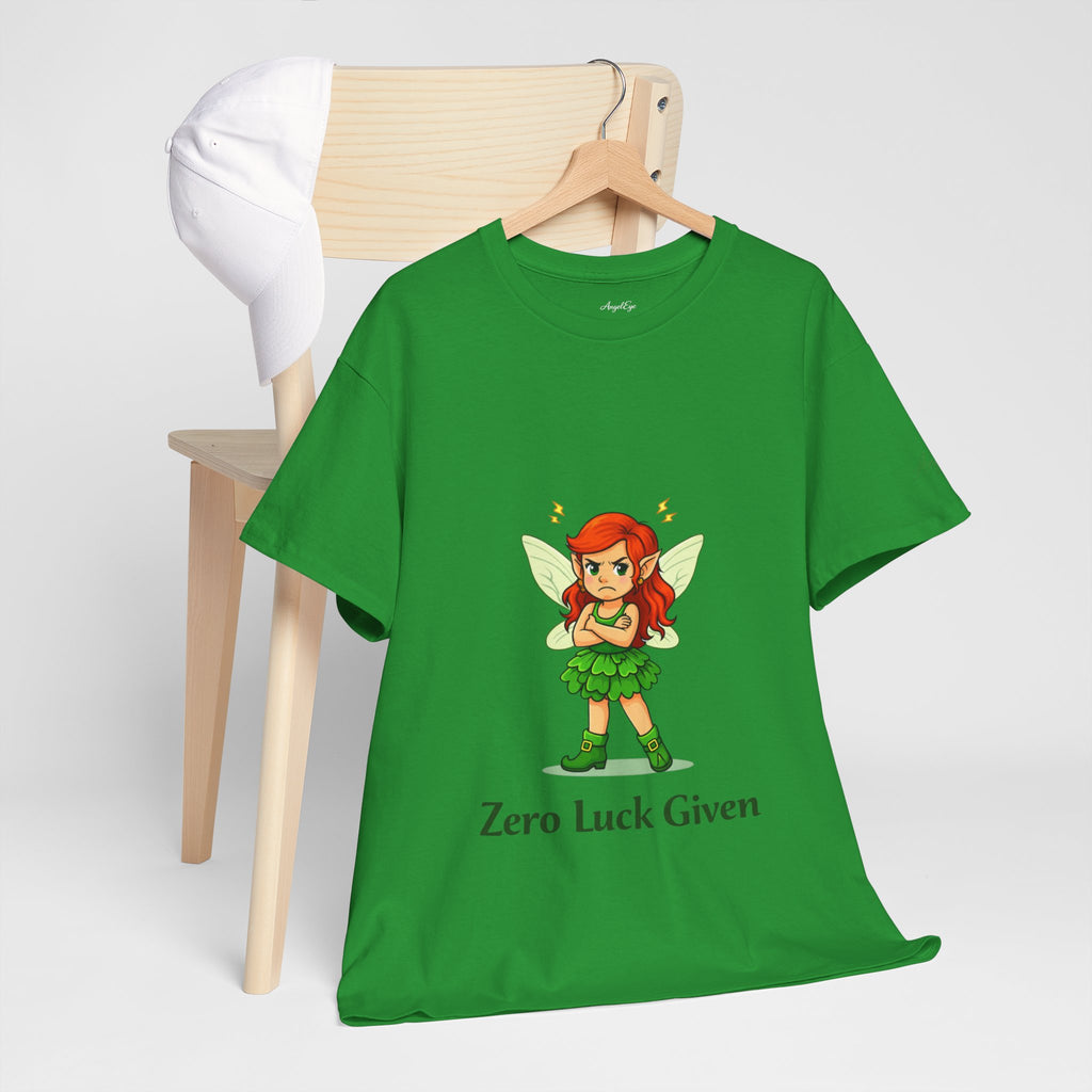 Copy of T‑Shirt — "Zero Luck Given" Irish Fairy St. Patrick’s Day Tee