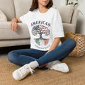 American Tree of Roots T‑Shirt — "American" Patriotic Tree Design