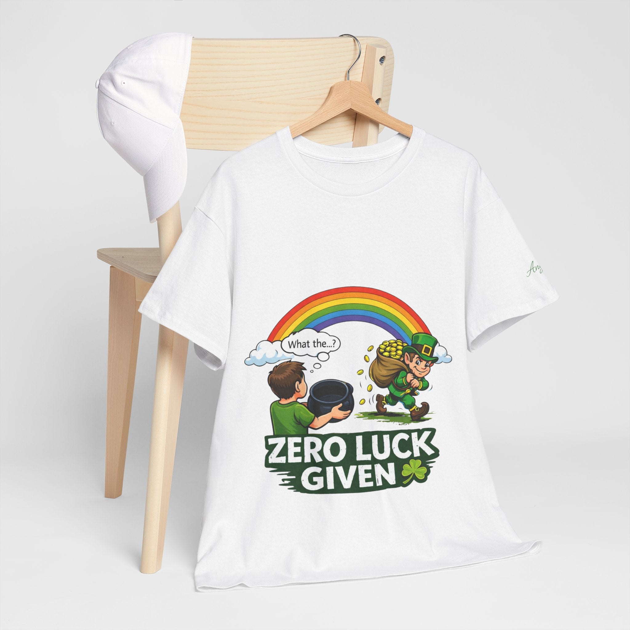 Copy of Copy of Copy of Copy of Copy of Copy of T‑Shirt — "Zero Luck Given" Irish Fairy St. Patrick’s Day Tee