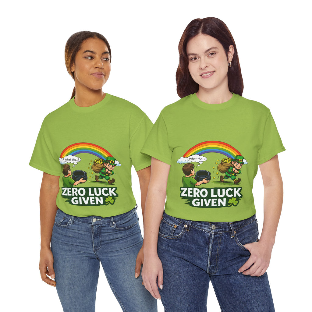 Copy of Copy of Copy of Copy of Copy of Copy of T‑Shirt — "Zero Luck Given" Irish Fairy St. Patrick’s Day Tee