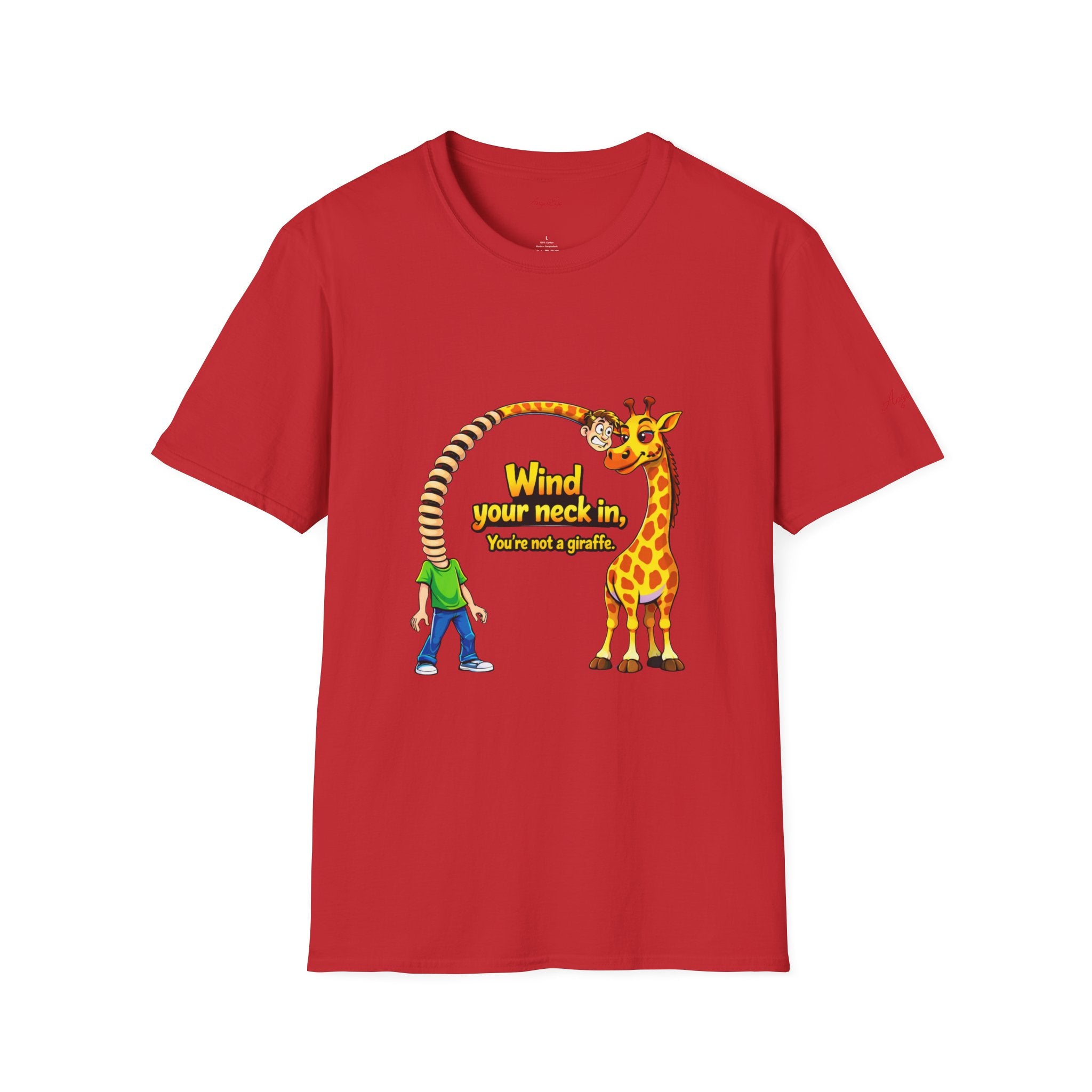 Giraffe 'Wind Your Neck In' Graphic T-Shirt